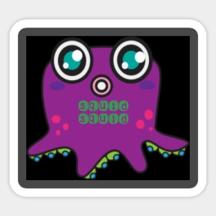 Squid Squid Sticker